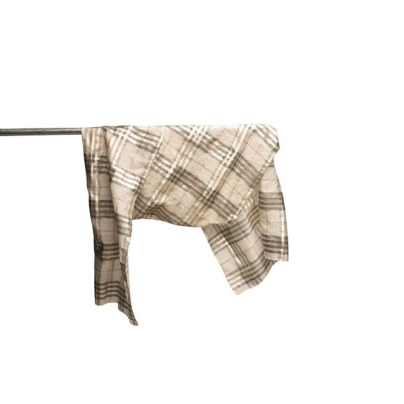 Collectibles By Per Aris Metallic Polyester Plaid Scarf - Picture 2 of 4